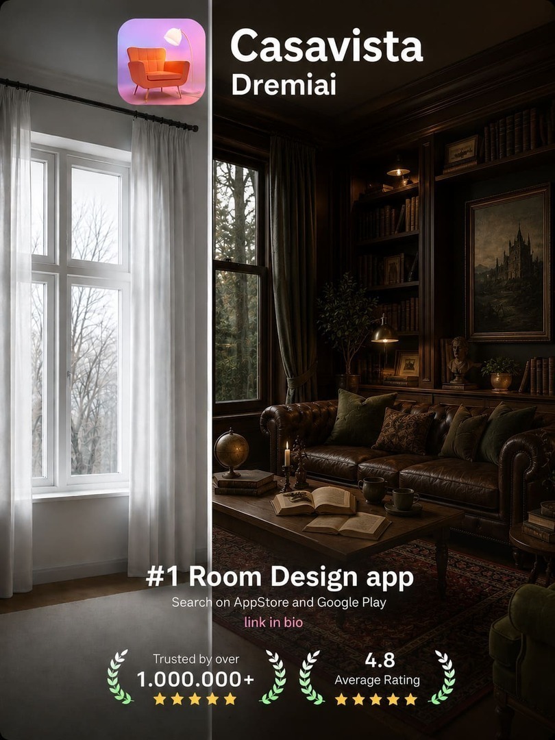 Casavista Dremiai AI Room Design app interface