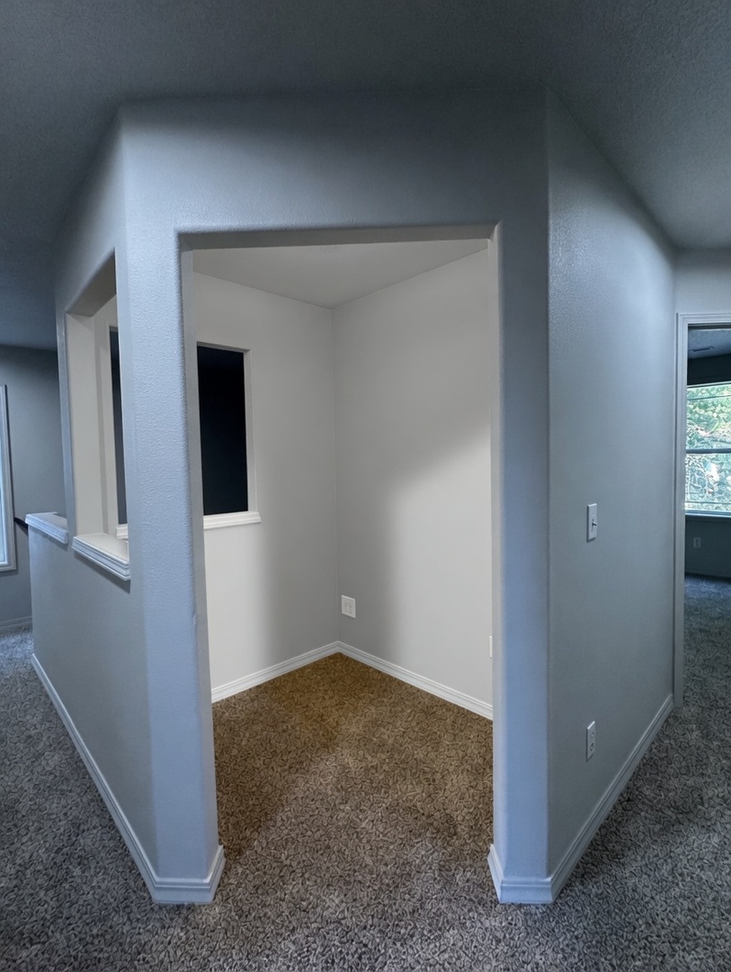 Before: living room before AI room design transformation #1